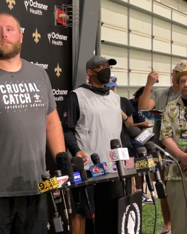 James Hurst - Saints Training Camp - Day 4